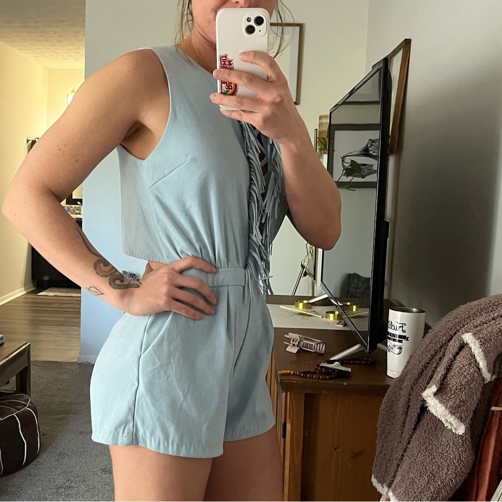 Blue Romper